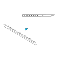 OEM 2022 Lincoln Corsair MOULDING - DOOR OUTSIDE Diagram - LJ7Z-7820878-CAPTM