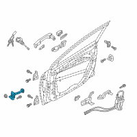 OEM Hyundai Elantra Checker Assembly-Front Door, LH Diagram - 79380-F3000