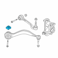 OEM 2022 BMW 330e xDrive Cage Nut Diagram - 31-10-6-874-585