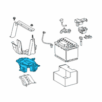 OEM Lexus RX450hL Carrier Sub-Assy, Battery Diagram - 74403-48090