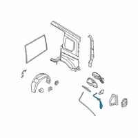 OEM 2020 Ford Transit Connect Emergency Cable Diagram - KT1Z-19A095-A