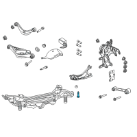 OEM Mercury Lateral Arm Bolt Diagram - -W701627-S439