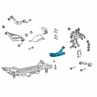 OEM Mercury Trailing Link Diagram - 7E5Z-5A972-R