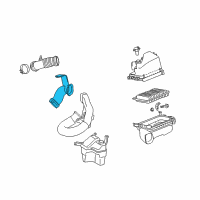 OEM 2012 Toyota Matrix Air Inlet Tube Diagram - 17751-0T050