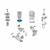 OEM Acura RDX Rubber, Right Front Spring Mount (Upper) Diagram - 51402-TBA-A02