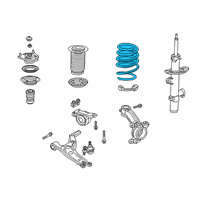 OEM 2019 Acura RDX Spring, Front R (2Wd) Diagram - 51401-TJC-A02
