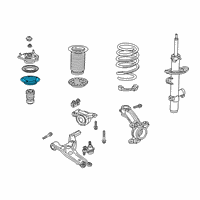 OEM Honda Civic Seat Comp, Spring Upr Diagram - 51688-TBA-A00