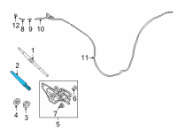 OEM Hyundai Tucson ARM ASSY-RR WIPER Diagram - 98820-N9000