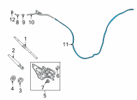 OEM 2022 Hyundai Tucson HOSE-REAR WASHER Diagram - 98951-N9000