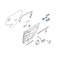 OEM Kia Amanti Power Window Switch Assembly Diagram - 935803F600