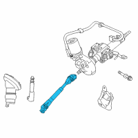 OEM 2017 Lexus CT200h Shaft Assembly, Steering Diagram - 45260-76020
