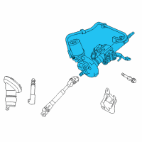 OEM 2017 Lexus CT200h Column Assembly, Electrical Diagram - 45250-76040