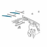 OEM 1999 GMC Jimmy Blade Assembly Diagram - 15757007