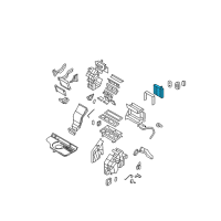 OEM 2010 Hyundai Santa Fe Core & Seal Assembly-Evaporator Diagram - 97140-2B000