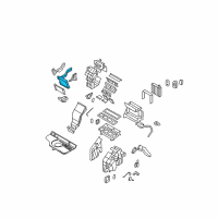 OEM 2010 Hyundai Santa Fe Core & Seal Assembly-Heater Diagram - 97138-2B005