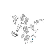 OEM Hyundai Sonata Heater Actuator Assembly Diagram - 97160-3K000