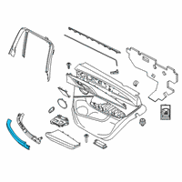 OEM 2022 BMW X4 TRIM COVER, PULL STRAP, LEFT Diagram - 51-41-5-A36-395