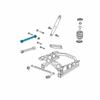 OEM Jeep Commander Rear Upper Control Arm Diagram - 52089629AC