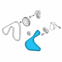 OEM 2020 Ford Ranger Serpentine Belt Diagram - KB3Z-8620-B