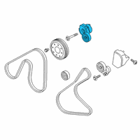 OEM 2022 Ford Ranger Belt Tensioner Diagram - KB3Z-6A228-A