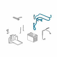 OEM Honda Ridgeline Cable Assembly, Starter Diagram - 32410-SJC-A00