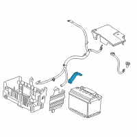 OEM 2016 Buick Verano Hold Down Diagram - 13284547