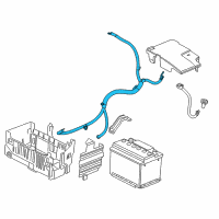 OEM Buick Positive Cable Diagram - 95437092