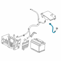 OEM Buick Verano Cable Asm-Battery Negative Diagram - 13363864