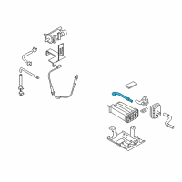 OEM 2012 Kia Forte Bracket-Canister Holder Diagram - 314511M500