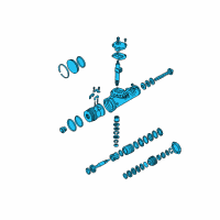 OEM 2002 GMC Savana 1500 Gear Kit, Steering (Remanufacture) Diagram - 19330491