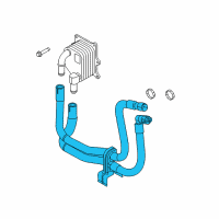 OEM Ford Taurus Hoses Diagram - DG1Z-6A715-A