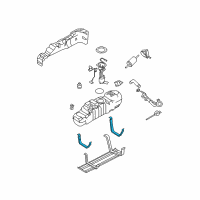 OEM 2007 Ford F-250 Super Duty Support Strap Diagram - 5C3Z-9054-AA