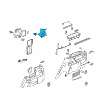 OEM 2006 Cadillac SRX Molding Asm-Body Side Window Rear Garnish *Cashmere Diagram - 25885624