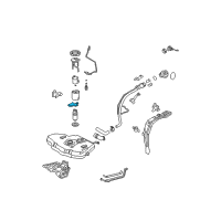 OEM Toyota Corolla Fuel Filter Diagram - 23217-0D100