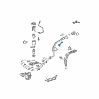 OEM Toyota Corolla Filler Pipe Clamp Diagram - 77281-02050