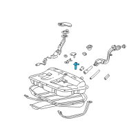 OEM 2001 Hyundai XG300 Valve Assembly-Fuel Ventilator Diagram - 31155-38150