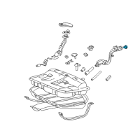 OEM Kia Spectra Cap Assembly-Fuel Filler Diagram - 31010C1000