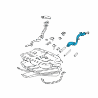 OEM 2003 Hyundai XG350 Neck Assembly-Fuel Filler Diagram - 31030-39100