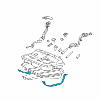 OEM 2002 Hyundai XG350 Band Assembly-Fuel Tank LH Diagram - 31210-39100