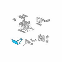 OEM Honda Core Sub-Assembly, Heater Diagram - 79115-SJC-A03