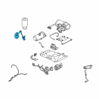 OEM Hummer H2 Sensor Diagram - 15124929