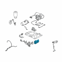 OEM 2007 Hummer H2 Module, Electronic Suspension Control Diagram - 89060585