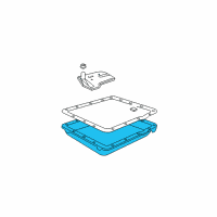 OEM 2002 Chevrolet Suburban 1500 Oil Pan Diagram - 24204278