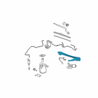 OEM 2006 Cadillac DTS Transmission Asm-Windshield Wiper Diagram - 10374583