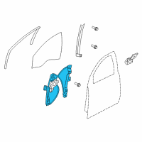 OEM 2017 Chevrolet SS Window Motor Diagram - 92254125