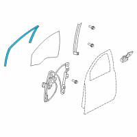 OEM Chevrolet SS Run Weatherstrip Diagram - 92281993