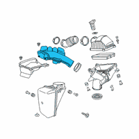 OEM 2020 Honda Passport Tube A, Air Inlet Diagram - 17243-RLV-A10