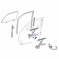 OEM 1991 Toyota 4Runner Regulator Handle Diagram - 69260-89104-B0