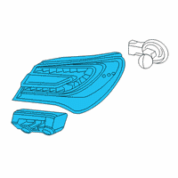 OEM 2012 Chrysler 200 Lamp-Tail Stop Turn Diagram - 5182525AE