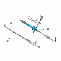 OEM 2001 Chrysler Sebring INSULATOR-Steering Gear Diagram - MR491123